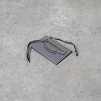BALENCIAGA Dompet BALENCIAGA NEO CLASSIC GREY ZIP CARD WALLET 100% ORIGINAL
