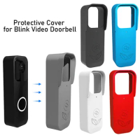 1pc Waterproof Doorbell Cover Dustproof Anti-drop Silicone Protector for Blink Video Door Bell Protective Case