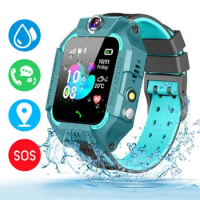 New Kids 2G Smart Watch SOS LBS Tracker Location For Children SmartWatch Camera IP67 Waterproof Learning Toy 2 Way Communication