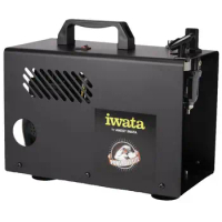 IWATA IS-925SH POWER JET LITE Oil-free mini air compressor for model spraying