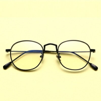 眼鏡框圓框眼鏡鏡架-簡約百搭復古潮流男女平光眼鏡4色73oe60【獨家進口】【米蘭精品】