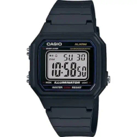 Casio Jam tangan wanita digital W-217H-1AVDF