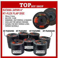 KATANA JAPAN 4'' KT-FLEX FLAP DISC KATANA MAGIC FLAP DISC