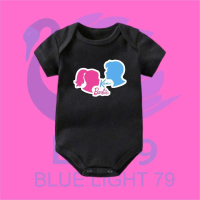 BAJU BAYI JUMPER BABY BARBIE AND KEN BODYSUIT JUMPSUIT JUMPER PENDEK LAKI-LAKI PEREMPUAN COTTON COMB