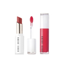 【Bobbi Brown 芭比波朗】極嫩日夜美唇雙星(晶鑽釉光水唇膏+潤唇精華)