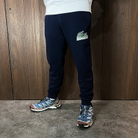 美國百分百【全新真品】Lacoste 長褲 毛巾布 棉質 運動褲 鱷魚 長棉褲 logo 深藍 CX25