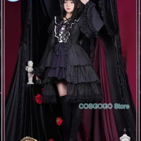 Anime Puella Magi Madoka Magica Akemi Homura Cosplay Skirt Japanese Clothing Halloween Party Uniform