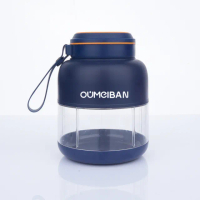 【歐美邦】電動榨汁杯 隨行果汁杯 榨汁機 水果杯 噸噸桶(高效鮮榨攪拌機 果汁機 800ML大容量 雙擎強力清洗)