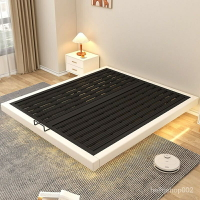 懸浮床雙人床歐式簡約現代單人床主臥鐵藝床榻榻米鐵床懸浮鋼架床