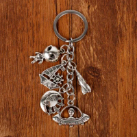 MQCHUN Aliens Predator AVP Keychain Alien Queen Pendant Keyring Accessories Men Key Chains For Fans Gift-50