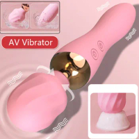 Massage Wand Vibrator Clitoral Stimulator Wireless Sextoy Waterproof Powerful Personal Clitoris Massager for Women