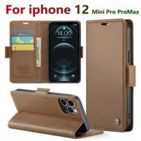 For iphone 12 cover Iphone 12 Pro Max cover Luxury leather Anti-shock Magsafe Card holder Wallet Phone covers