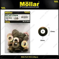 MOLLAR 93-075 Ring Plat M10 Besi Flat Washer Baut JP M 10 - 100 pcs