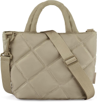 Bagsmart กระเป๋า Crossbody สำหรับผู้หญิง Quilted Grid  Tote Bag Shoulder Bag Small purse handbag Org