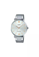 CASIO Casio Men Analog Watch MTP-VT01D-7B Silver Stainless Steel Strap