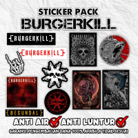 HitakaStory Sticker Pack band Metal Burgerkill Bahan Vinyil Sudah Dilaminasi Anti Air Anti Luntur