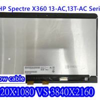 13.3'' For HP Spectre X360 13-AC Assembly 13-AC033DX 918033-001 LCD Panel Assembly With Touch Screen Digitizer FHD