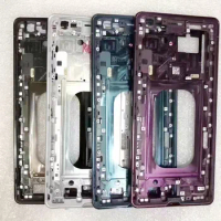 Middle Frame LCD supporting Bezel Plate Panel Chassis For Sony Xperia XZ3 H9436 H8416 H9493 Metal housing Frame with Buttons