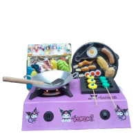 Kompor Mainan Anak / Kompor led / Mainan Masak - Masakan / Mainan Edukasi Anak / Mainan Viral KUROMI