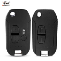 Dandkey 2/3 Buttons For Mitsubishi Pajero Lancer EVO Colt Outlander Mirage With Right Left Blade Car Remote Key Shel Fob Case