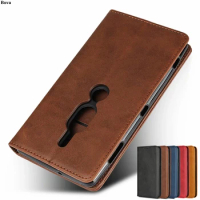 Leather case For Sony Xperia XZ2 Premium 5.8-inches Flip case card holder Holster Magnetic attraction Cover Wallet Case Coque