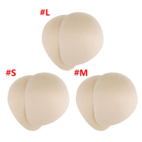Womens Insert Nipple Bra Covers Non Slip Thick Sponge Foam Breast Pads Reusable Soft Boobs Lift Cushions for Workouts Mastectomy