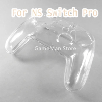 1pc For NS Nintendo Switch Pro Game Controller Clear Crystal Housing Shell Cover Handle Protective Case