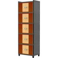 NANDOS TWIN BOX FIT - Lemari Pakaian Minimalis Naiba Swing Lemari Plastik Lemari Baju Double Cabinet