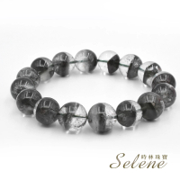 【Selene】開運聚財綠幽靈手珠(13-14mm)