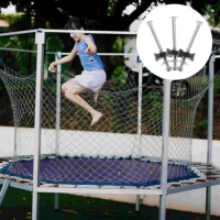 10 Sets Trampoline Screw Stability Tools Accessories Anti-falling Fixator Fixing Fixed for Trampolines Long Screws Metal Kids