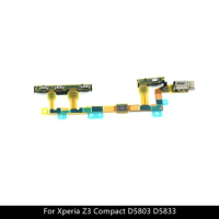 Repair Power on/off Volume Button Vibration Motor and Power Switch Flex Cable For Sony Xperia Z3 Compact D5803 D5833 Mini M55W