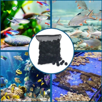 Aquarium Bio Balls Fish for Tank Sump Filter Media Plastic Marine Pond Canister Filter Media with Free Media Bag 50/