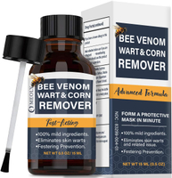 Bee Venom Skin Wart Remover: Fast-Acting 20% salicylic Acid Skin Wart Remover for Plantar Wart Genit