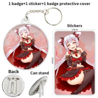 Patra Channel vtuber Anime Character Soft Button Badge Brooch anchor Peripherals Pin Tinplate Cartoo