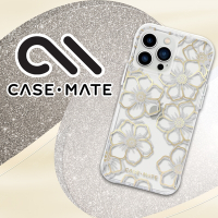 美國 CASE·MATE iPhone 14 Pro Floral Gems 鑽彩花漾環保抗菌防摔保護殼