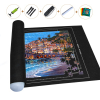 Professional Puzzle Roll Mat Blanket Felt Mat up to 3000 Pieces Accessories Puzzle Portable Travel Storage Bag