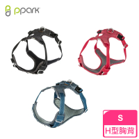 【ppark 寵物工園】AirFit H型胸背帶-S 深牛/黑/紅(送拉繩)