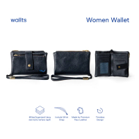 Wallts LURRA Dompet Wanita Dompet Lipat Wanita Faux Leather Kulit