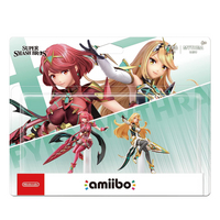 全新現貨 switch 大亂鬥 光 焰 PYRA MYTHRA amiibo