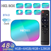 Smart TV Box HK1BOX Android 9.0 4K 8K Amlogic S905X3 4GB RAM 32GB 64GB Wifi 4K 100M Smart Media Player Set Top Box