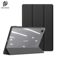 For Samsung Galaxy Tab A8 2021 Dux Ducis Smart Ultra Thin Stand PU Leather Clear PC Flip Cover Galaxy Tab A8 Tablet Case