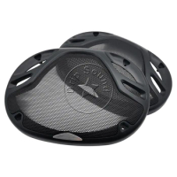 For 6"x9" Inch Speaker Conversion Grill Cover Hige-grade Car Home Audio Decorative Circle Metal Mesh Grille Protection Net