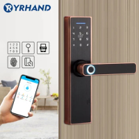 TT lock app WiFi Smart Fingerprint Door Lock, Electronic Door Lock,Smart Bluetooth Digital APP Code Keypad Keyless Door Lock