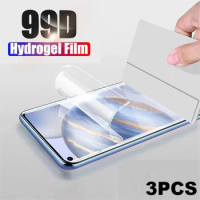 3PCS Hydrogel Film for Huawei P Smart 2019 2021 Z S Pro Plus Screen Protector for Huawei Y7 Y9 Y5 Y6 2018 2019 Y9S Y8S Film