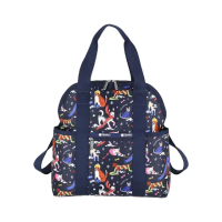 【Lesportsac】手提兩用後背包媽媽包 送禮 禮物(雪國汪星人)