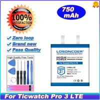 LOSONCOER 750mAh High-Quality Battery for Ticwatch Pro 3 LTE