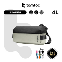 [TK popular men's bag][HOT] tomtoc T21 Gen 1 Daily Sling Bag Men Crossbody Bag Chest Bag Fashion Tab