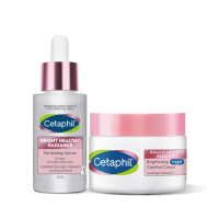 【Cetaphil 舒特膚】官方直營 BHR淨白系列逆齡保濕組(無瑕精華液30ml+淨白調理安撫霜50g)