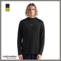 【Icebreaker】男 Cool-Lite 圓領連帽長袖上衣 GT150(排汗衣/美麗諾羊毛衣/休閒上衣/機能上衣)