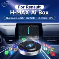 2024 New HEYINCAR Android 13 8GB+128GB for Netflix For Renault Arkana Captur Clio MEGANE AUSTRAL ZOE E-Tech Car Play Ai Box